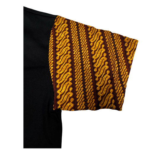 T-shirt met batik mouw