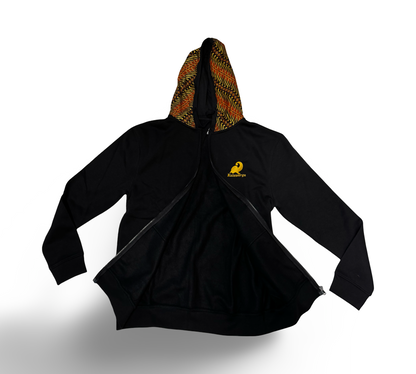 Vest met batik Parang goud