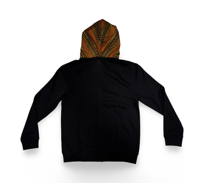 Vest met batik Parang goud