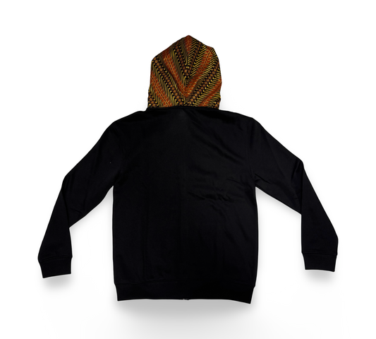 Vest met batik Parang goud
