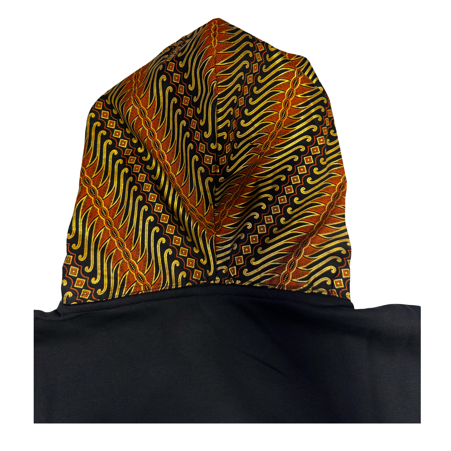 Vest met batik Parang goud