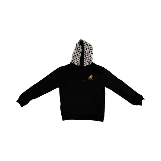 Hoodie met batik Kawung