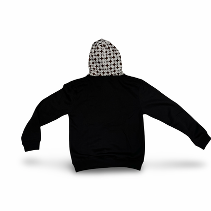 Hoodie met batik Kawung